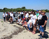 Manifestazione alla Foce del Crati contro le trivellazioni nel Mar Ionio