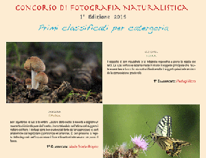 Concorso di Fotografia Naturalistica Edizione 2015